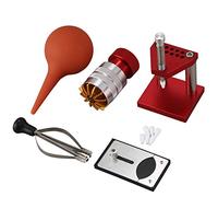 Oikabio Kit di riparazione per orologi, 5 pezzi, kit di strumenti di riparazione per orologi in gomma, soffiatore e apri cassa posteriore, impostazione manuale, orologiaio, e rosso