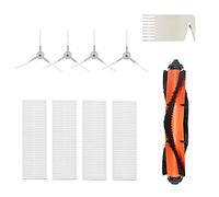 Oikabio Kit di spazzole laterali principali del rullo filtrante per accessori essenziali per robot aspirapolvere G1/MJSTG1/SKV4136GL Mi