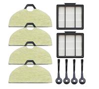 Oikabio Kit Spazzole Laterali Filtri Pulizia Mop Pads per RV2001WD AV2001WD Robot Aspirapolvere Accessori