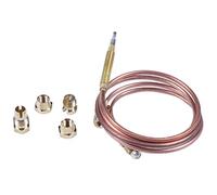 Oikabio Kit termocoppia universale a gas, 900 mm, M6 x 0,75, con dadi versati (cinque)
