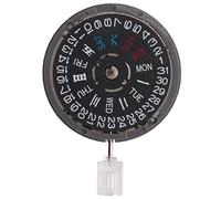 Oikabio Movimento NH36 a ore 3.8 in punto Orologio Meccanico Sostituzione Movt per Diver's Mod Sub 24 Jewels Data Nero, Fonte, Nero , fuente