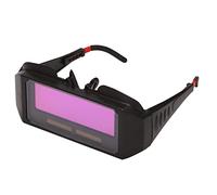 Oikabio Occhiali di saldatura fotoelettrico automatico funzionamento solare auto oscuramento sudore maschera casco protezione occhiali sudore vetro