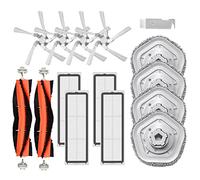 Oikabio Per Bot W10 Robot Aspirapolvere Accessori Lato Principale Lavabile Filtro HEPA Mop Panno Pezzi di Ricambio