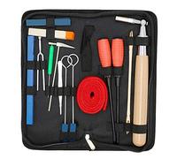 Oikabio Piano Tuning Kit 16 pezzi Set di attrezzi professionali per pianoforte a forma di martello, cacciavite muto