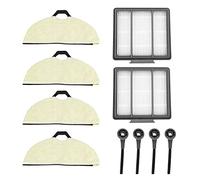 Oikabio Ricambi Kit Spazzole Laterali Filtri Pulizia Mop Pads per RV2001WD AV2001WD Robot Aspirapolvere Accessori
