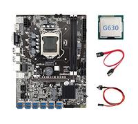 Oikabio Scheda madre B75 ETH Mining CPU+G630 CPU+ Switch+ SATA LGA1155 12 PCIE a USB MSATA DDR3 B75 Scheda madre USB BTC