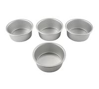 Oikabio Set di 4 teglie per torte rotonde da 10 cm, per torte e torte, torte, torte, torte e cibi