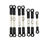 Oikabio Set di 7 barre barre di accoppiamento anteriore posteriore Servo Link Rod per 144001 144010 124016 124017 124019 RC pezzi di ricambio