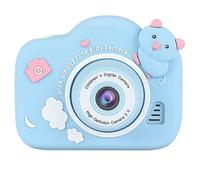 Oikabio Simpatica mini fotocamera digitale giocattolo con schermo da 2 pollici videocamera giocattolo educativo per bambini adatto per ragazzo ragazza regalo di compleanno - blu