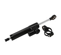 Oikabio Sterzo Universale Ammortizzatore Moto Stabilizzatore Lineare Inverso Controllo Sicuro per MT09 MT07 YZF R1 R6 Nero