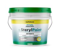 OIKOS SterylPaint Pittura Igenizzante, Antimuffa, Bianca (10 Litri)