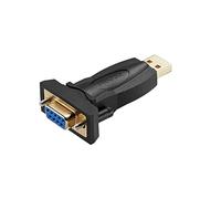 OIKWAN Adattatore da USB a RS232 con chip FTDI, convertitore seriale da USB a DB9, compatibile con Windows 11, 10, 8, 7, Vista, XP, Linux e Mac OS X 10.6 e versioni successive, nero