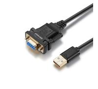 OIKWAN Adattatore da USB a RS232 con chipset FTDI, 1,8 m USB 2.0 maschio a RS232 femmina DB9 cavo convertitore seriale per registratore di cassa, modem, scanner, fotocamere digitali, CNC, 3,5 m