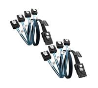 OIKWAN Cavo interno da mini SAS a SATA (SFF-8087 a SATA in avanti, 2 pezzi