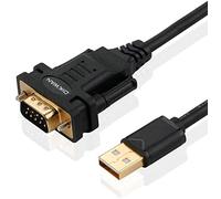 OIKWAN USB a RS232, adattatore seriale chip FTDI, cavo seriale 2.0 a maschio DB9 per Windows 11,10, 8, 7, Vista, XP, 2000, Linux e Mac OS (6ft)