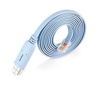 OIKWAN USB Cisco Console Cable, USB to RJ45 Console Cable Compatible with Routers/Switch/Windows 7, 8,10 (12ft)