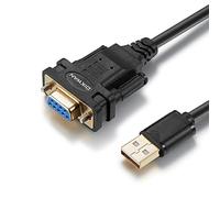 OIKWAN USB to RS232, USB Female Serial Adapter with FTDI Chipset,USB 2.0 to Female DB9 Serial Cable for Windows 11,10, 8, 7, Vista, XP, 2000, Linux and Mac OS(6ft)