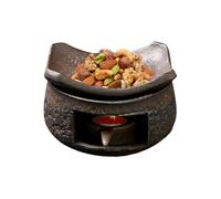 Oil Burner Stove, Ceramic Compact Multi-Purpose, Handmade Zen Incense Burner with, Durable Heat-Resistant Kitchen Accessory with Easy Cleaning, Bathroom Dormitory Apartment
