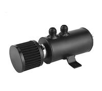 Oil Catch Can 0,75L, Serbatoio Modificato con Filtro e Separatore Vapori, Universale Auto - Recupero Vapori Olio Motore, Decanter per Pulizia Motore
