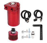 Oil Catch Can Separatore Aria e Olio in Alluminio, Ricambio per ed Expedition, Capacità 400ml - Materiale Robusto e Antiruggine, Facile Installazione e Manutenzione (Rossa)