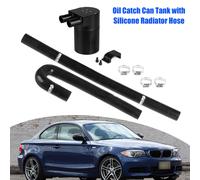 Oil Catch Can Tank with Silicone Radiator Hose Per BMW N54 335i E90 2006-2010 H7