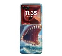 Oil Color Painting Giant Shark.jpeg Flip Case Cover Custodia per Motorola Razr 60 Ultra, Razr Ultra 2025