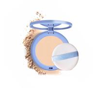 Oil Control Face Pressed Powder,Matte Smooth Setting Powder Makeup,Control Shine & Smooth Complexion,Creates a flawless and lightweight makeup,Portable Face Powder Compact (01 Classic Ivory)