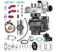 Oil Cooled T3 Turbo .63 A/R + Turbo Linea di Ritorno Linee dell'Olio + BOV