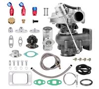 Oil Cooled T3 Turbo .63 A/R + Turbo Linea di Ritorno Linee dell'Olio + BOV