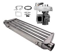 T3 Turbocompressore T3T4 T04E Turbo + 21"x 7"x 2.5" Intercooler Universal