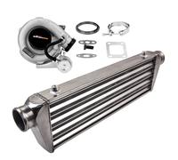 T3 Turbocompressore T3T4 T04E Turbo + 21"x 7"x 2.5" Intercooler Universal
