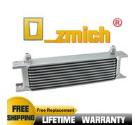 Oil Cooler 10 Rows, AN10 Fitting Universal External Additional Oil Cooler