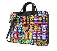 Oil Cute Schnauzer Dog Print Laptop Bag, tracolla imbottita, semplifica il tuo quotidiano, ideale per viaggi di lavoro, nero, 13 inch
