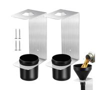 Oil Funnel Holder Rack - 2-Piece Fluid Filter Organizer Mounting Bracket - Oil Funnel Drip Mount | for Workshop Garage Vehicles Racing Trailers Men Husband Mechanics