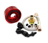 Oil Gauge Cooler Sandwich Adapter Plate Fit for Acura Honda Use