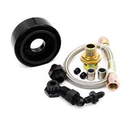 Oil / Gauge Filter Sender Sandwich Adapter Plate Kit Fit for Honda Acura