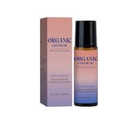 Oil Organic Castor Oil with Rose Quartz Roller, Organic Castor Oil Roll On Face, 100% spremuto a freddo, olio viso Roll-On per idratazione profonda e levigante, pelle curata (1)