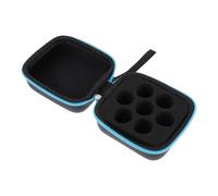 Oil Organizer, Shockproof Portable Oil Bag, Compact Storage Case with Dividers, Cosmetic Container Holder for Fragrance Bottles, Drawer Makeup, Exterior, 3.94x3.94x1.97 Inches