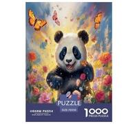 Oil Painting Panda Jigsaw Puzzle Impossible 1000 Pezzi Decorazione Per La Casa. Rilassamento E Intelligence Per Adulti E Ragazzi Da 14 Anni 70x50cm/1000pcs