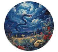 Oil Painting Snake 1000 Pezzi Animation Puzzle Adulti Intrattenimento Creativo Esclusiva Amazon Regalo Per Adulti E Bambini Da 14 Anni E Più 1000pcs (67.5x67.5cm)