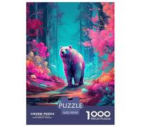 Oil Pittura Orso 1000 Pezzi Animazione Puzzle Adulti Multicolore Esclusiva Amazon Regalo Per Adulti E Bambini Da 14 Anni E Più 70x50cm/1000pcs
