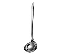 Oil Separator Ladle,Spoon Ladle Oil Separator - Spoon filtro olio di design a manico lungo in acciaio inox,Zuppa per cucinare, accessorio da cucina per hot pott