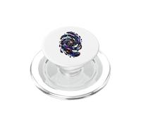 Oil Slick Disco Ball Dark Rainbow Festival Estetica PopSockets PopGrip per MagSafe