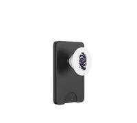 Oil Slick Disco Ball Dark Rainbow Festival Estetica PopSockets PopWallet per MagSafe