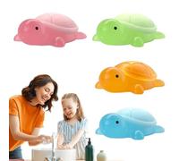Oil Soap Children, 4X Turtle-Shaped Natural Soap, 11.2x7.6x5.3 inches Adorable Compact Bathing Washing Solution Kids, Gentle Face and Hands Wash for Girls, Boys