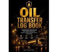 Oil Transfer Log Book: Professional Register for Safe Transfer Operations, Quantity Control, Equipment Checks, Transfer Verification, Operational Records, and Compliance Documentation
