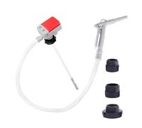 Oil Transfer Pump | 3.2GPM Fast Siphon with Auto Stop Sensor | Liquid Pump with 3 Adapters & 51 inch Hose | for Automotive Construction Farm Fuels Tank