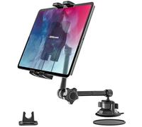 Oilcan Supporto Tablet Auto Cruscotto Parabrezza, Supporto Tablet Ventosa Camion [Multi-Angolo & Braccio in Metallo] Per iPad Pro Air Mini, Galaxy, Lenovo, iPhone, Telefono e Tablet da 4-12,9"