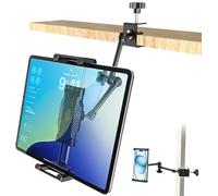 Oilcan Supporto Tablet Cucina [Angolo Completo Regolabile] Porta Tablet Braccio Metallo per Scrivania Tavolo Cavalletto Mensola per iPad Pro Air Mini, Galaxy Tab Ultra, Fire, Cellulare, 6-14.6"