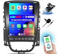 OiLiehu 2G+64G Android 13 Autoradio 2 Din Carplay Android Auto per Opel Astra J/Buick Excelle XT GT 2006-2016 Autoradio con Schermo 9,7 pollici con Bluetooth/SWC/FM RDS/WiFi/GPS/Telecamera Posteriore